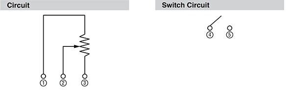 Bourns PRS11R 11mm Rotary Metal Shaft Potentiometers